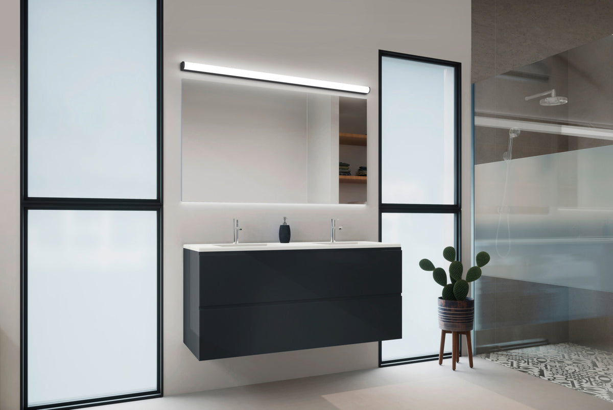 Applique murale Ponto noire, L 120 cm