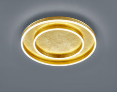 Plafonnier Sona doré, Ø 59,5 cm