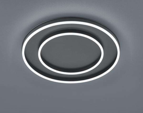 Plafonnier LED | Sona Noir Ø 59,5 cm
