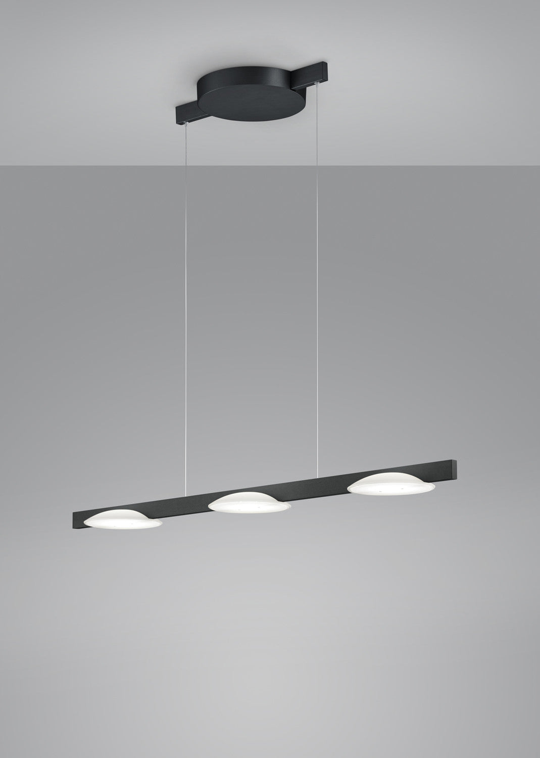 Suspension Pole noire, L 100,5 cm