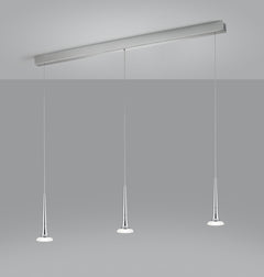 Suspension Flute chromée (36/2002.04)