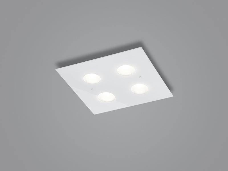 Plafonnier Nomi blanc, L 38 cm