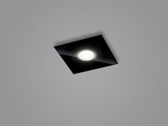 Plafonnier Nomi noir, L 23 cm