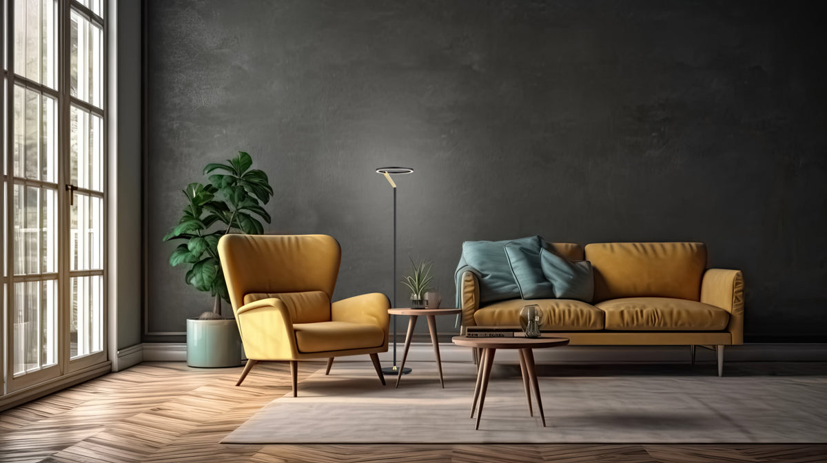 Lampadaire Elara noir (7-5095.28)