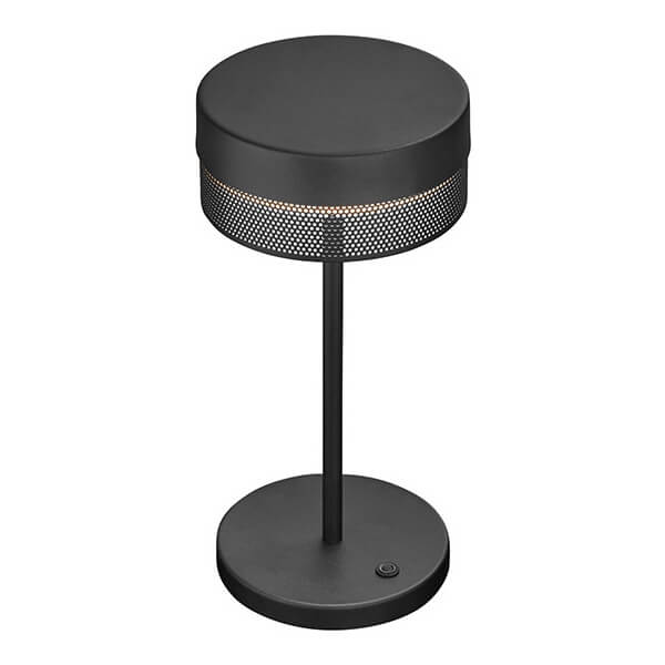 Lampe extérieure Mesh-B noire, H 30 cm