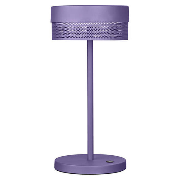 Lampe à poser sans fil Mesh-B violette, H 30 cm