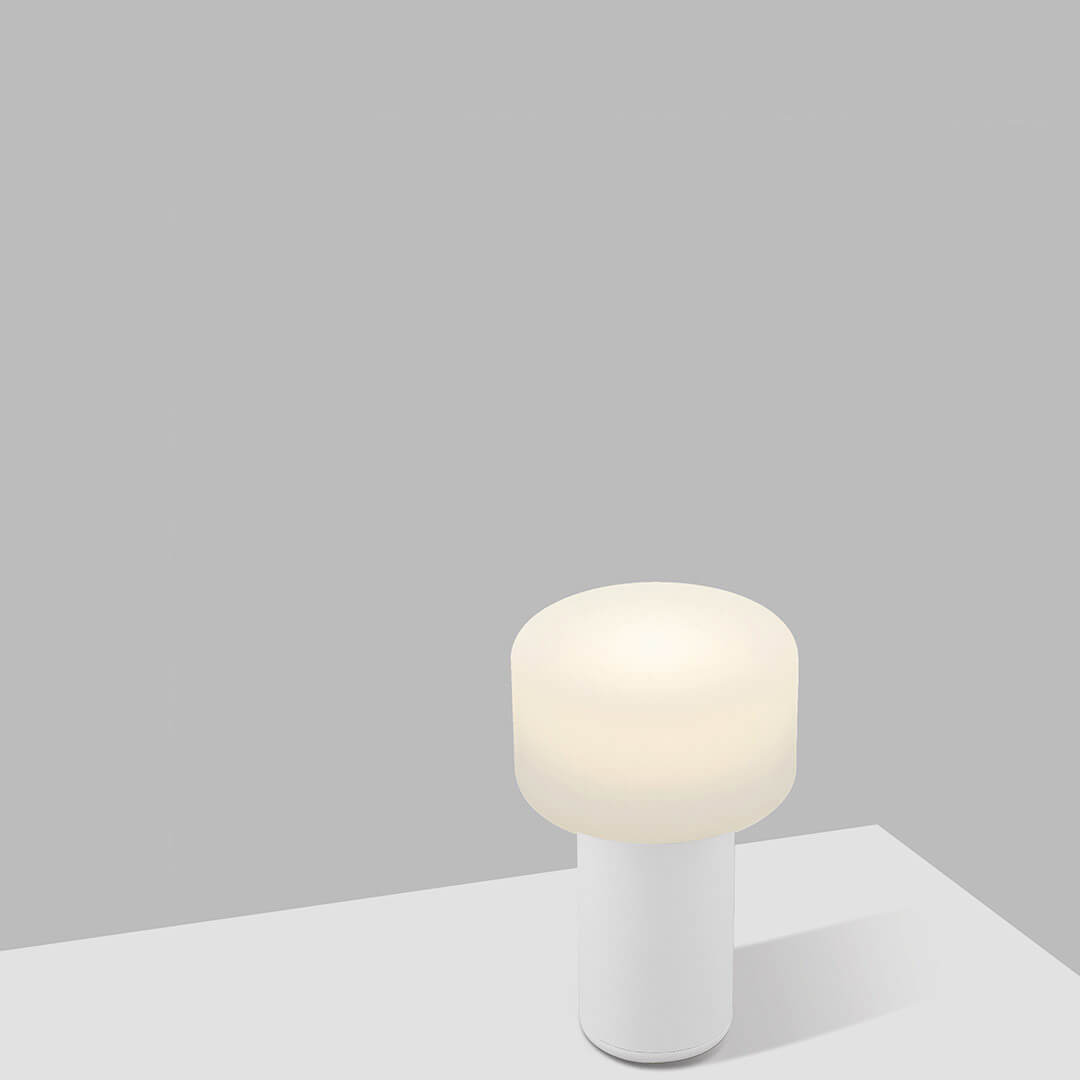 Lampe à poser sans fil Tiny blanche