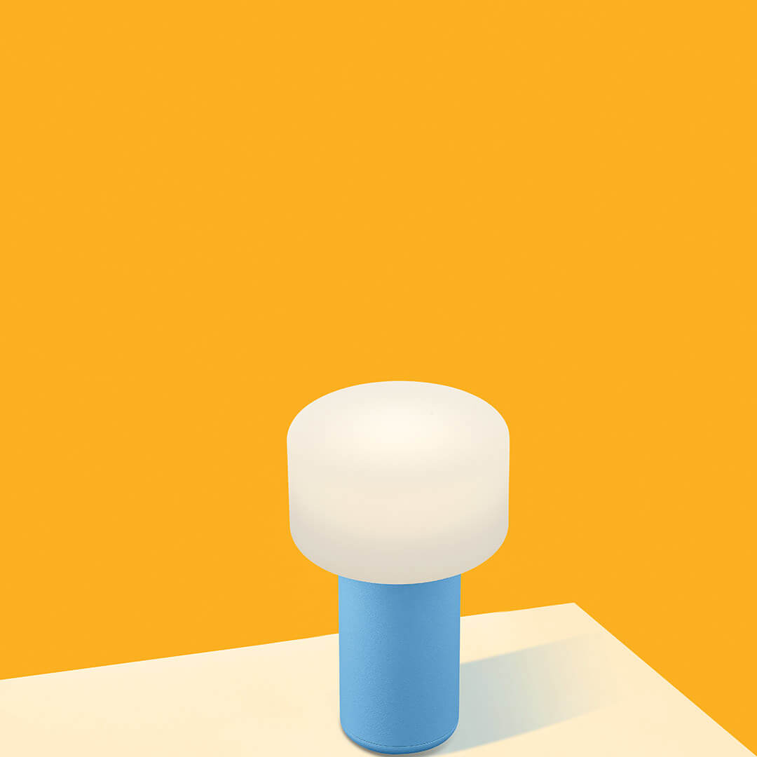 Lampe à poser sans fil Tiny bleu