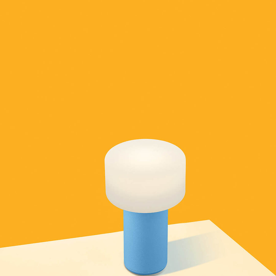 Lampe à poser sans fil Tiny bleu