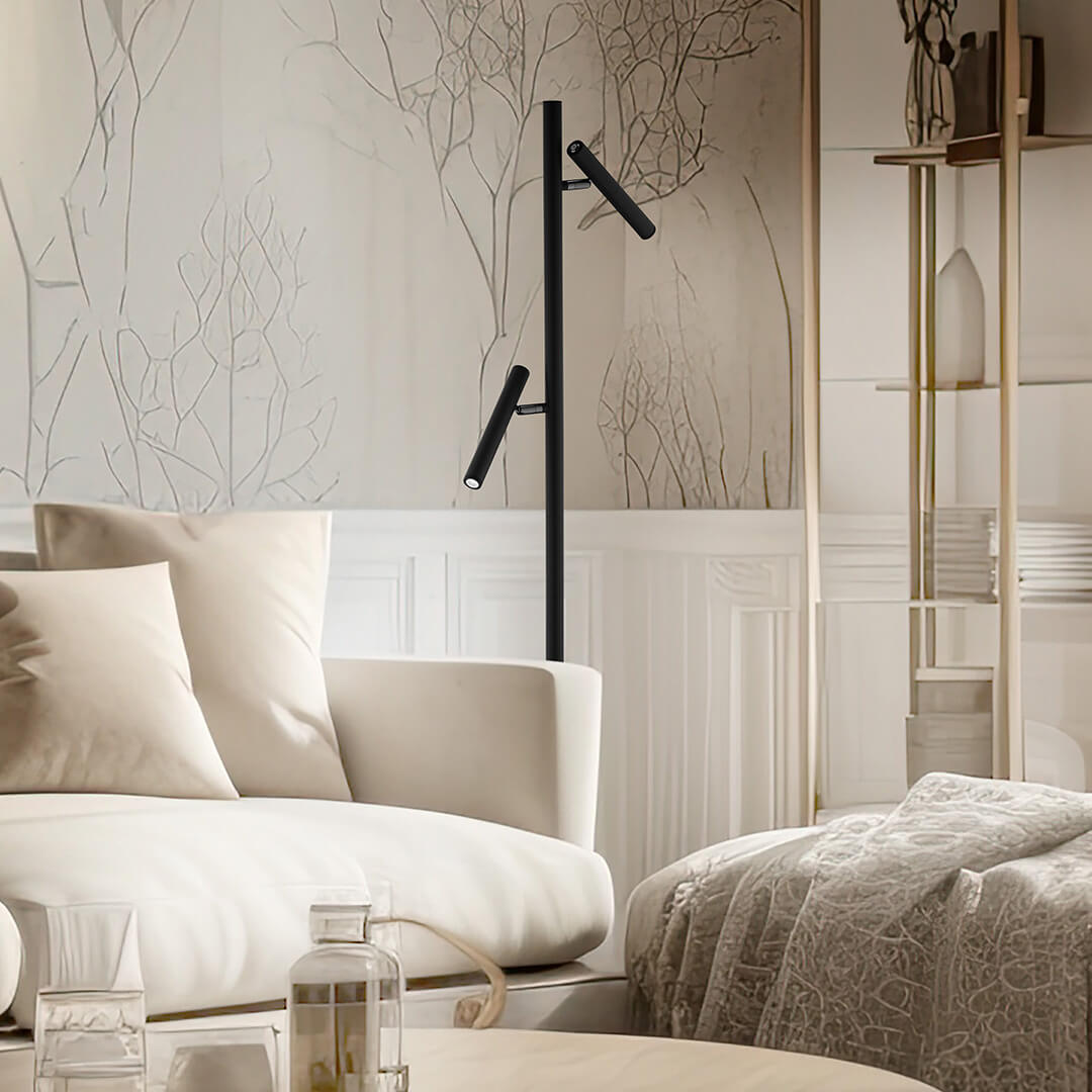 Lampadaire Streak noir