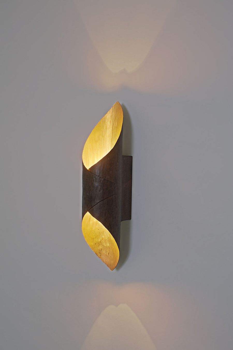 Applique murale Organo 2 lumières, H 40 cm