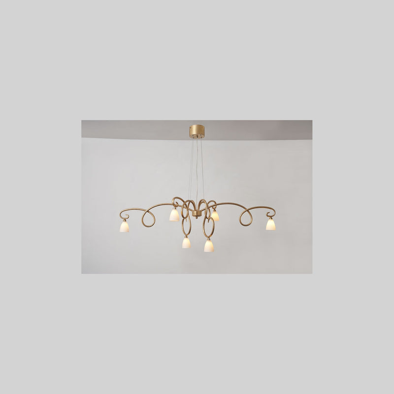 Lustre Alice Bianco 6 lumières