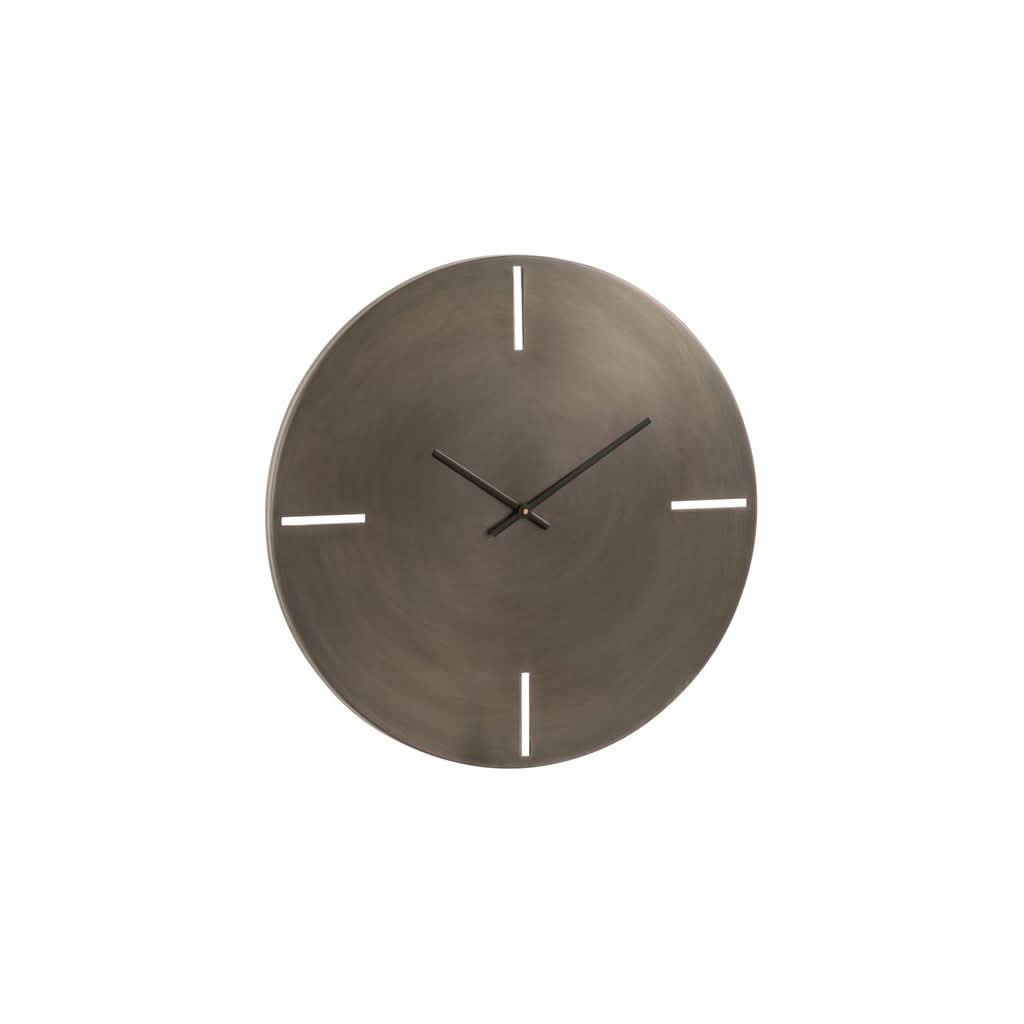 Horloge Métal Gris Foncé Petite - Designix