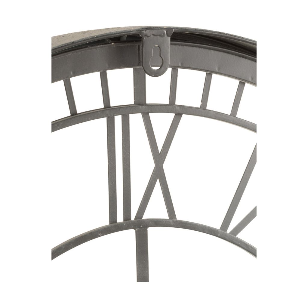 Horloge Métal Verre Gris - Designix