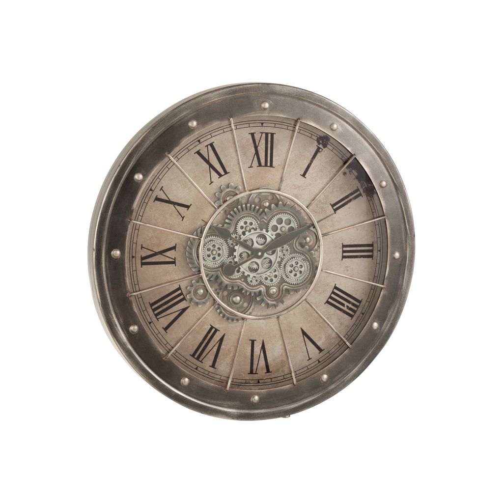 Horloge Romains Mécanisme Visible - Designix
