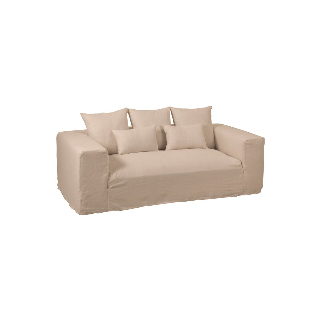 Housse Canapé Lin Naturel Monaco - Designix