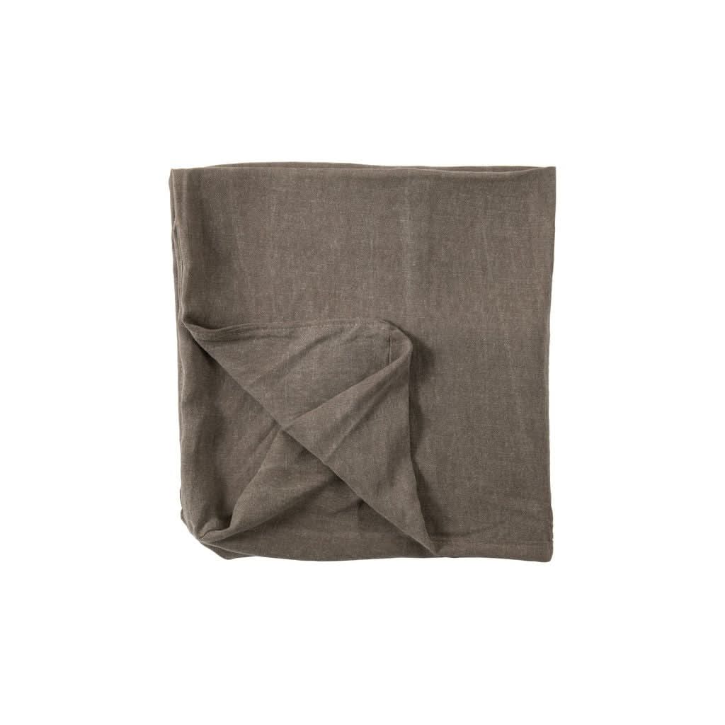 Housse Canapé Lin Taupe Désert - Designix