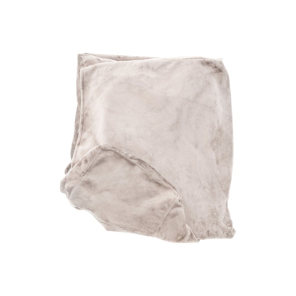 Housse de Canapé Velours Beige avec Coussins - Designix