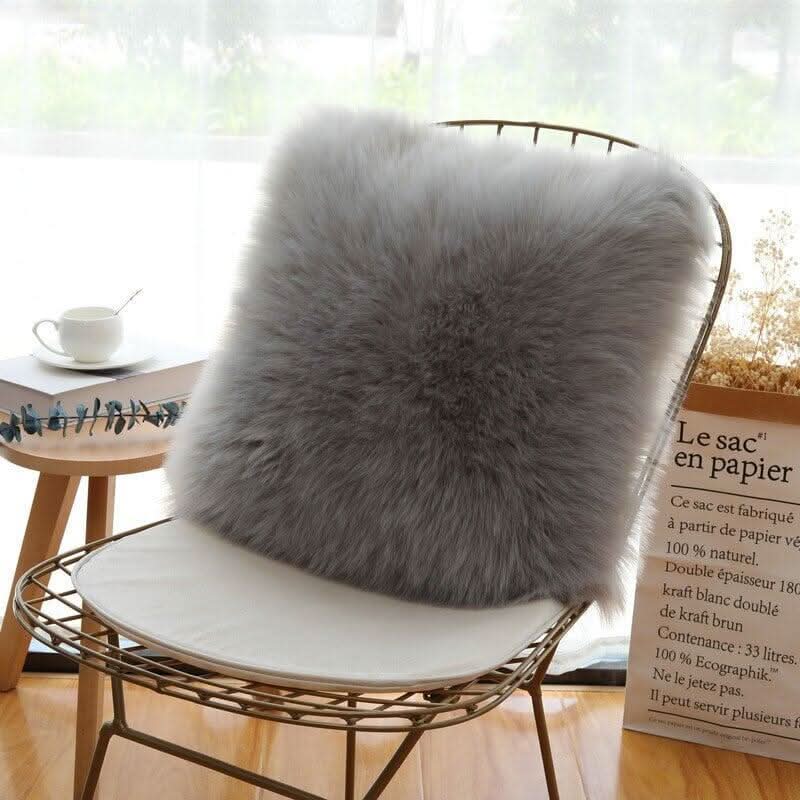 Housse de Coussin Laine Douce | Nuit Sereine - Designix Coussin Gris 40x40cm