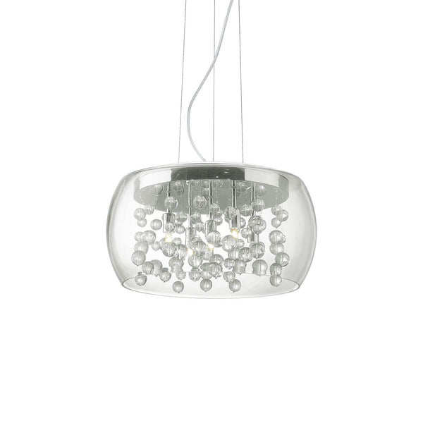 Suspension Audi-80 5 lumières transparente, verre