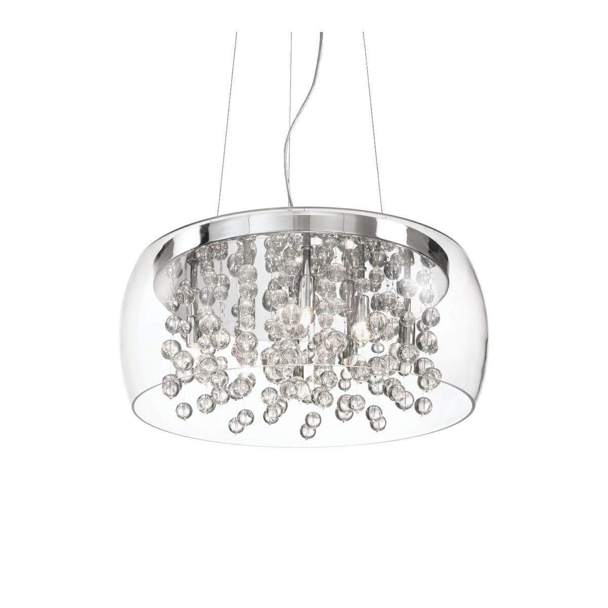 Suspension Audi-80 8 lumières transparente, verre