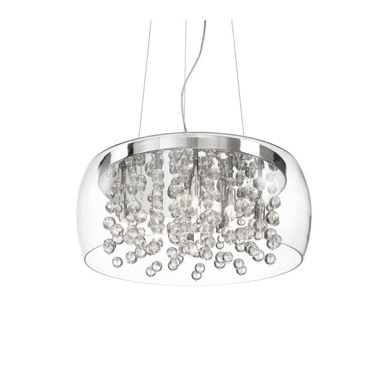 Suspension Audi-80 8 lumières transparente, verre
