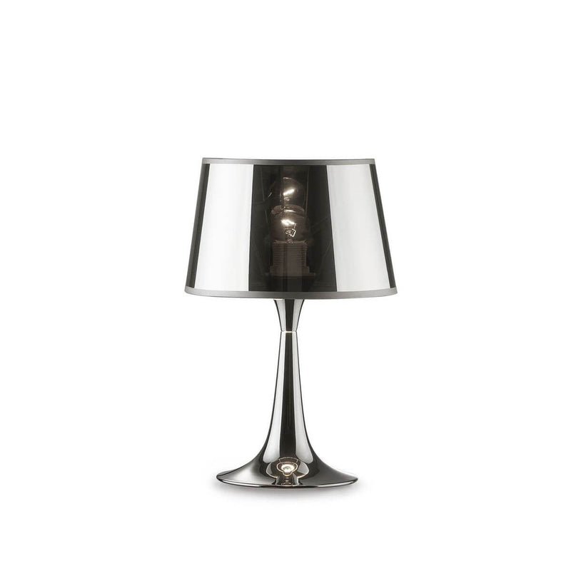 Lampe à poser London chromée, Ø 23,5 cm