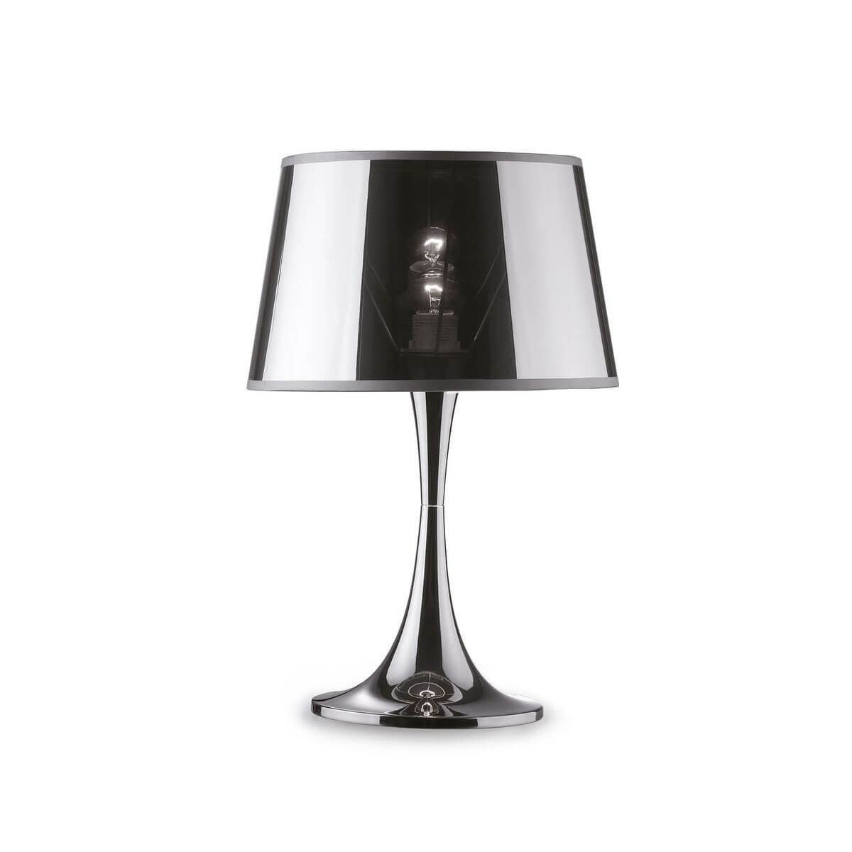 Lampe à poser London chromée, Ø 32 cm