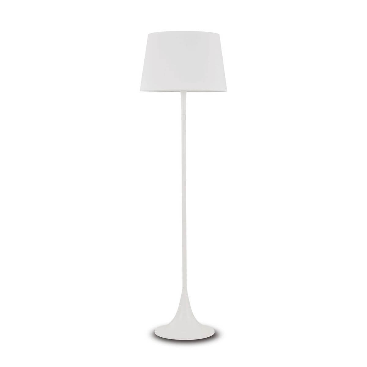Lampadaire London blanc, tissu