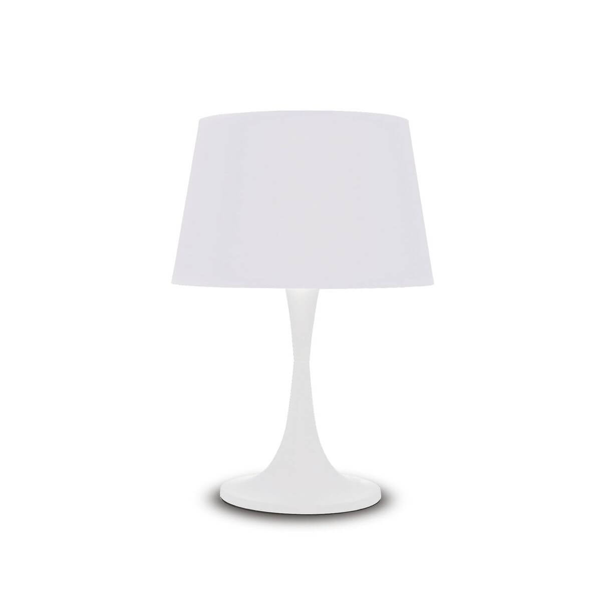 Lampe à poser London blanche, tissu, Ø 32 cm