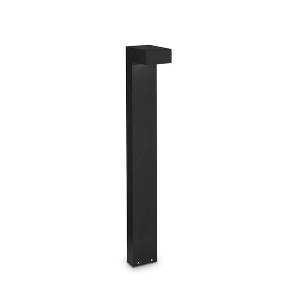 Lampadaire extérieur Sirio 2 lumières noir, L 16 cm