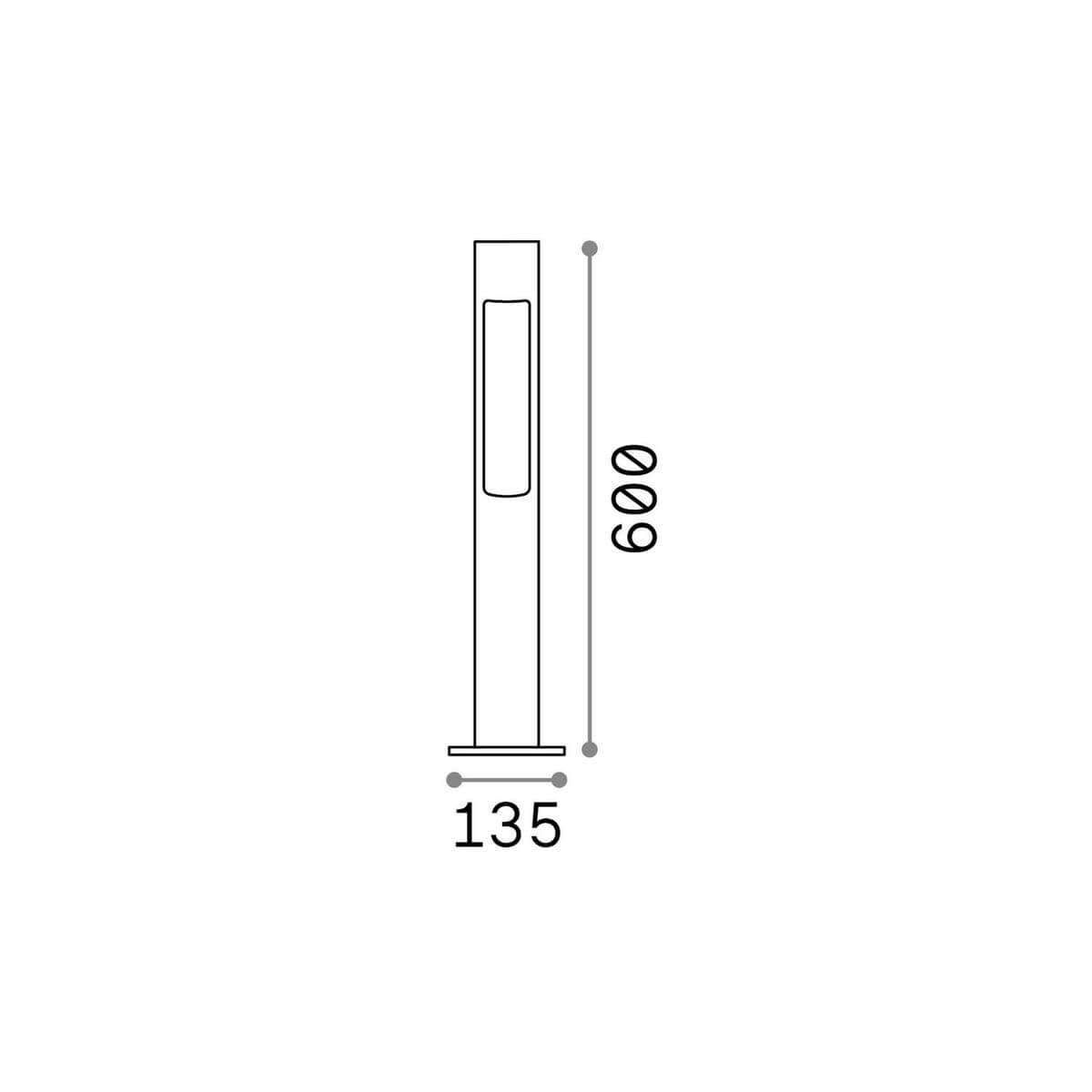 Lampadaire extérieur Acqua anthracite