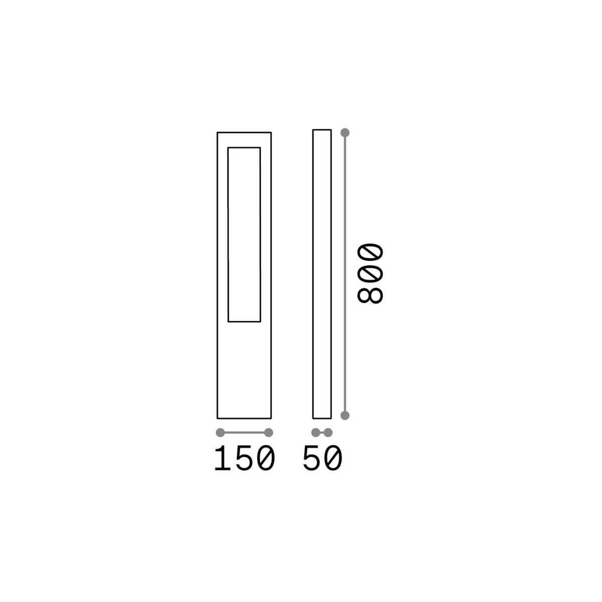 Lampadaire extérieur Vega noir