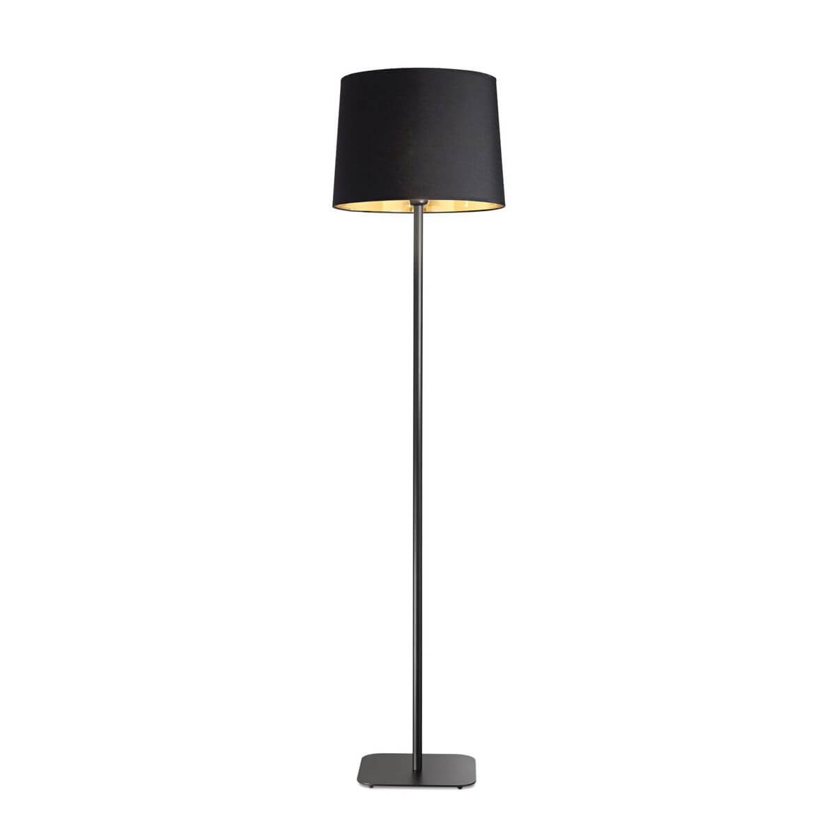 Lampadaire Nordik noir, tissu