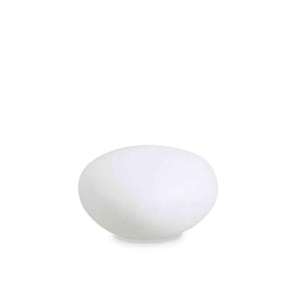 Lampadaire extérieur Sasso blanc, L 25 cm