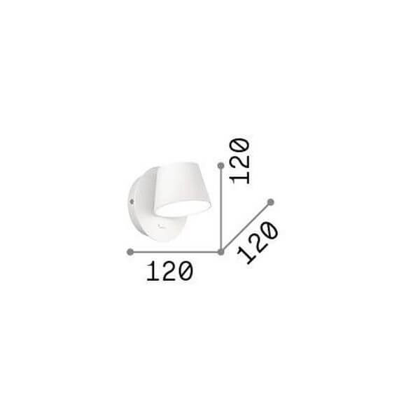 Applique murale GIM blanche