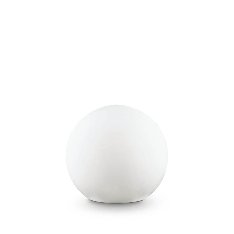 Lampadaire extérieur Sole blanc, Ø 30 cm