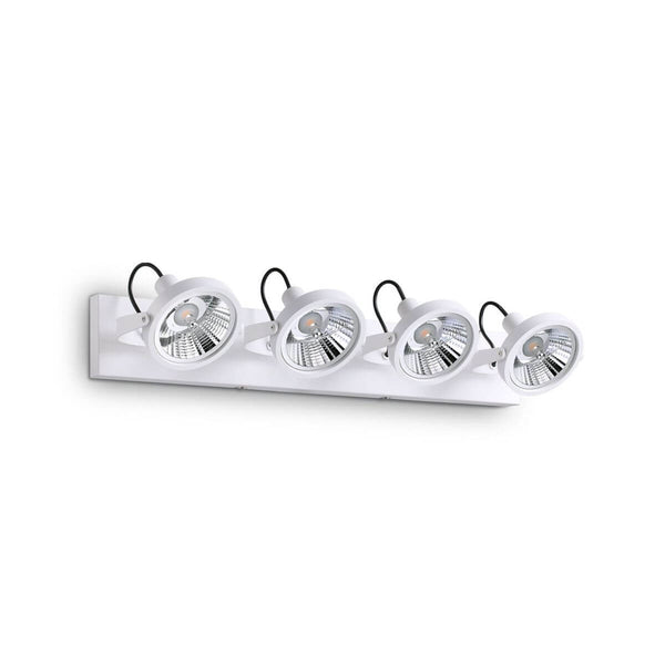Plafonnier Glim 4 lumières blanc