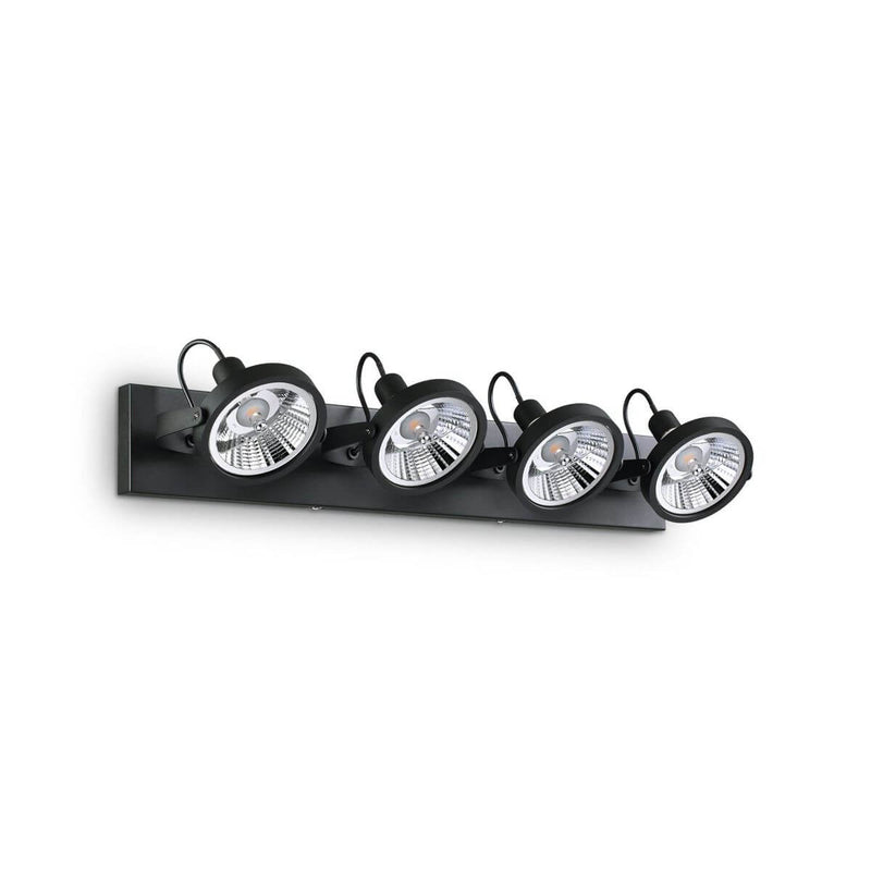 Plafonnier Glim 4 lumières noir