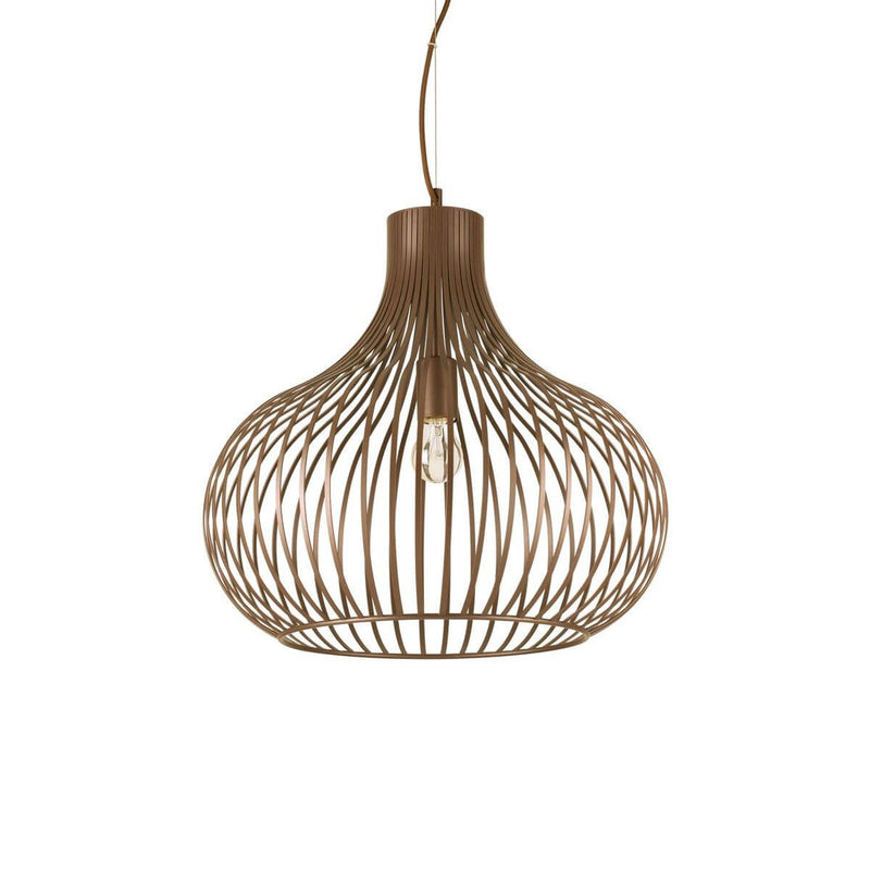 Suspension Onion marron, Ø 47 cm
