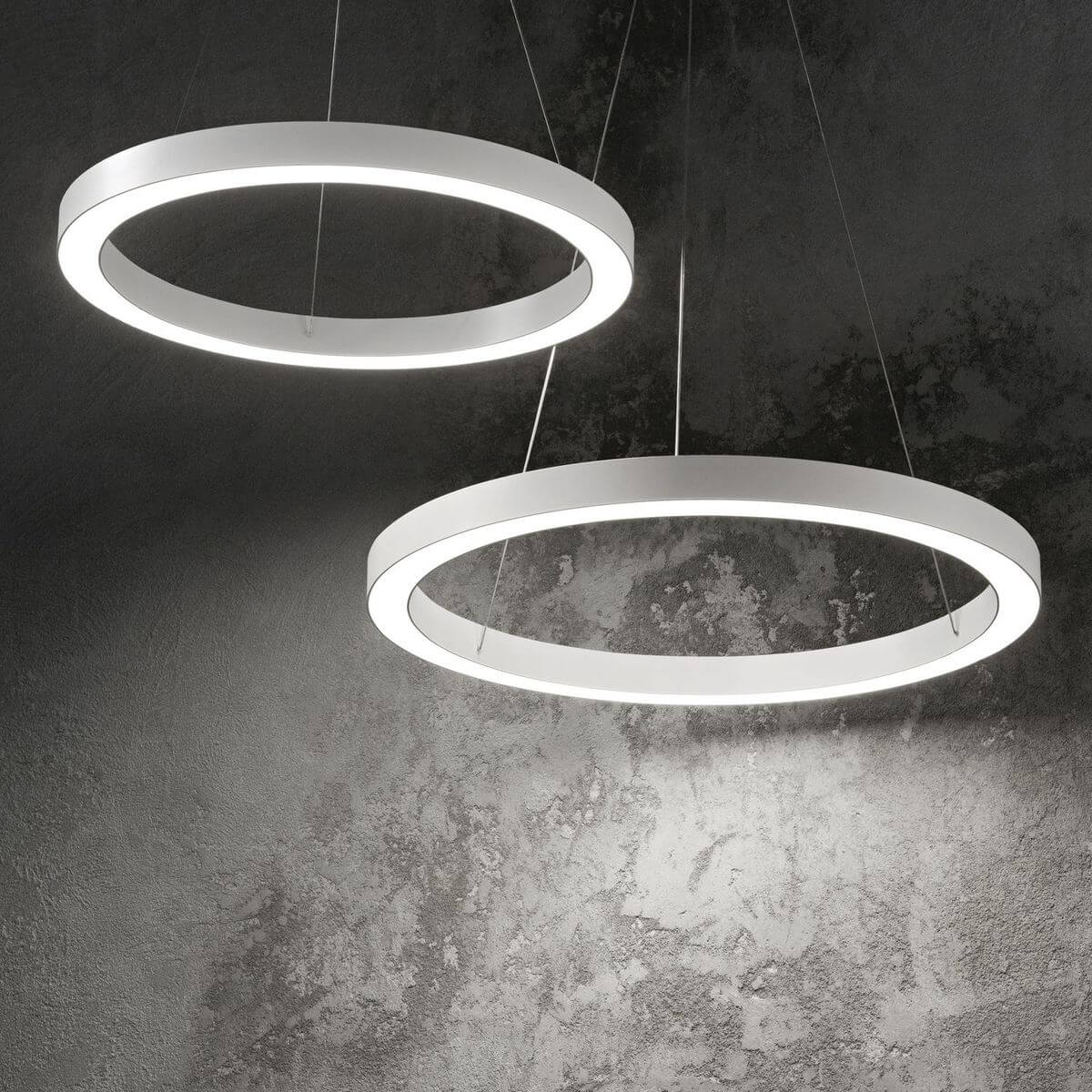 Suspension Oracle blanche, Ø 70 cm