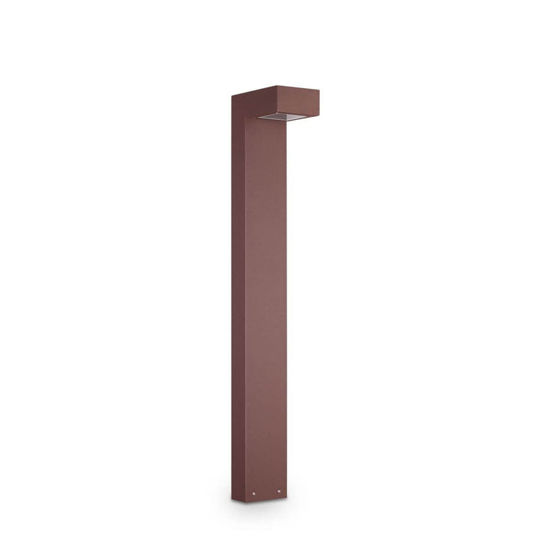 Lampadaire extérieur Sirio 2 lumières marron, L 16 cm