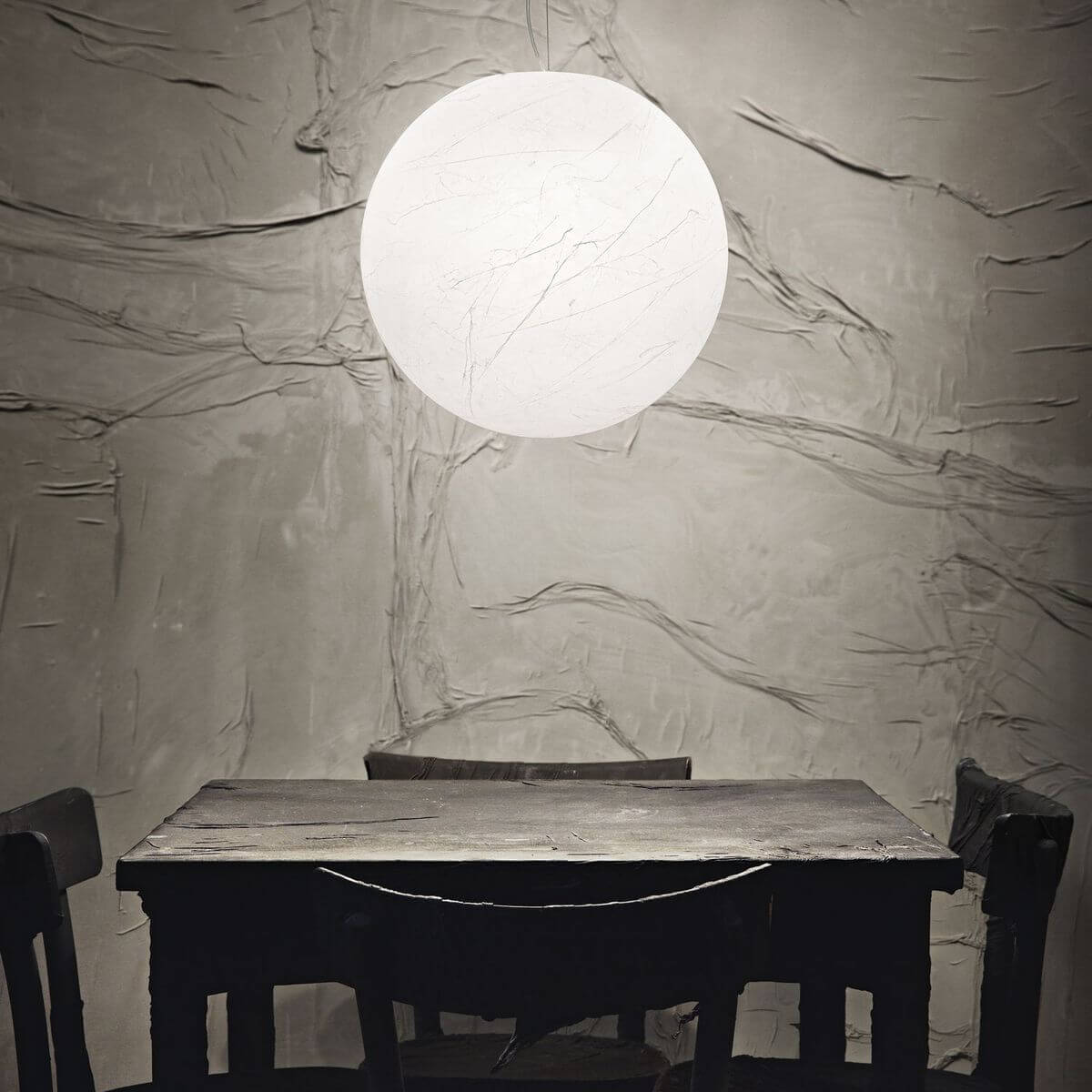 Suspension Carta blanche, Ø 30 cm