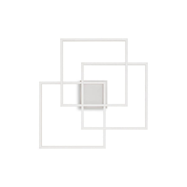 Plafonnier Frame blanc, L 55,8 cm