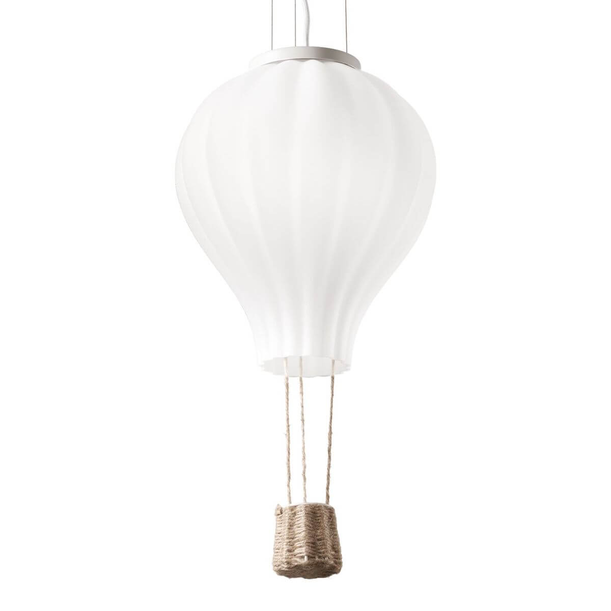 Suspension Dream BIG blanche, verre, H 73 cm