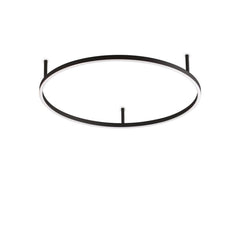 Plafonnier Oracle Slim noir, Ø 70 cm
