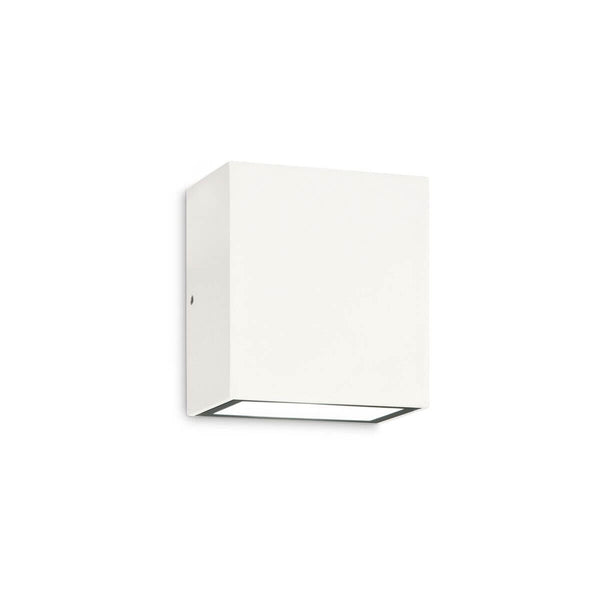 Applique extérieure Argo blanche, L 9 cm
