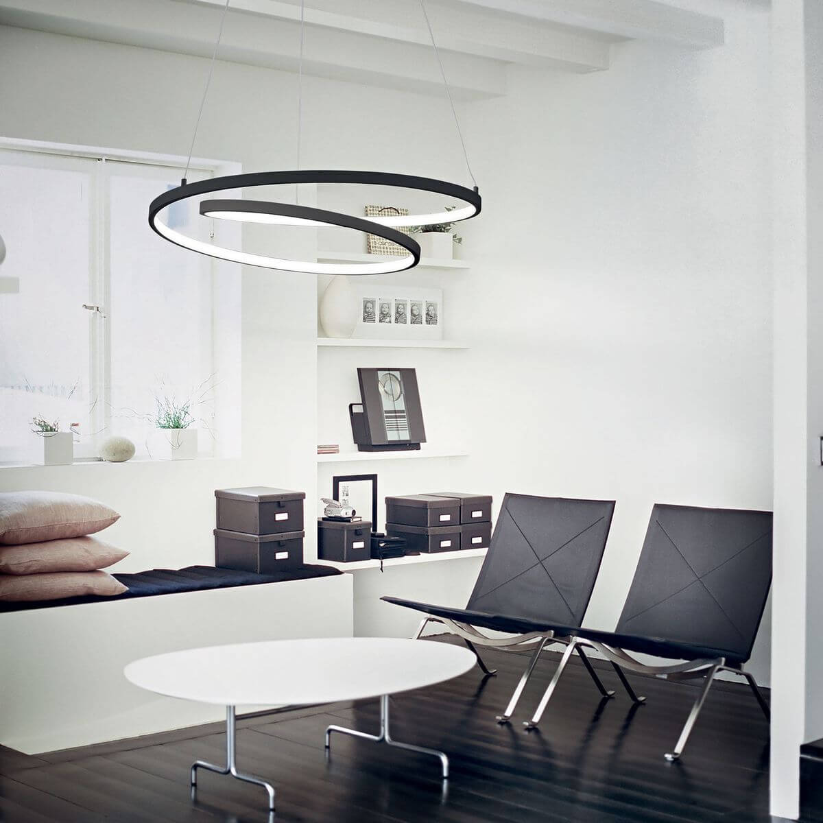Suspension OZ noire, Ø 80 cm (269450)