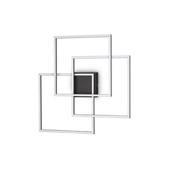 Plafonnier Frame noir, L 59,5 cm