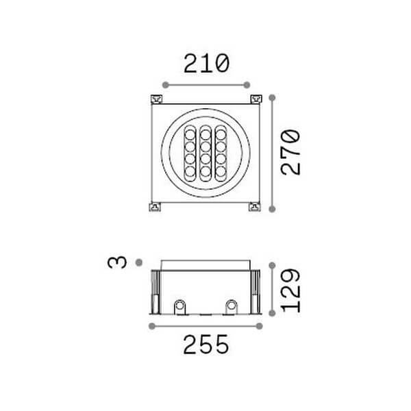 Luminaire extérieur Taurus, L 27 cm (277035)